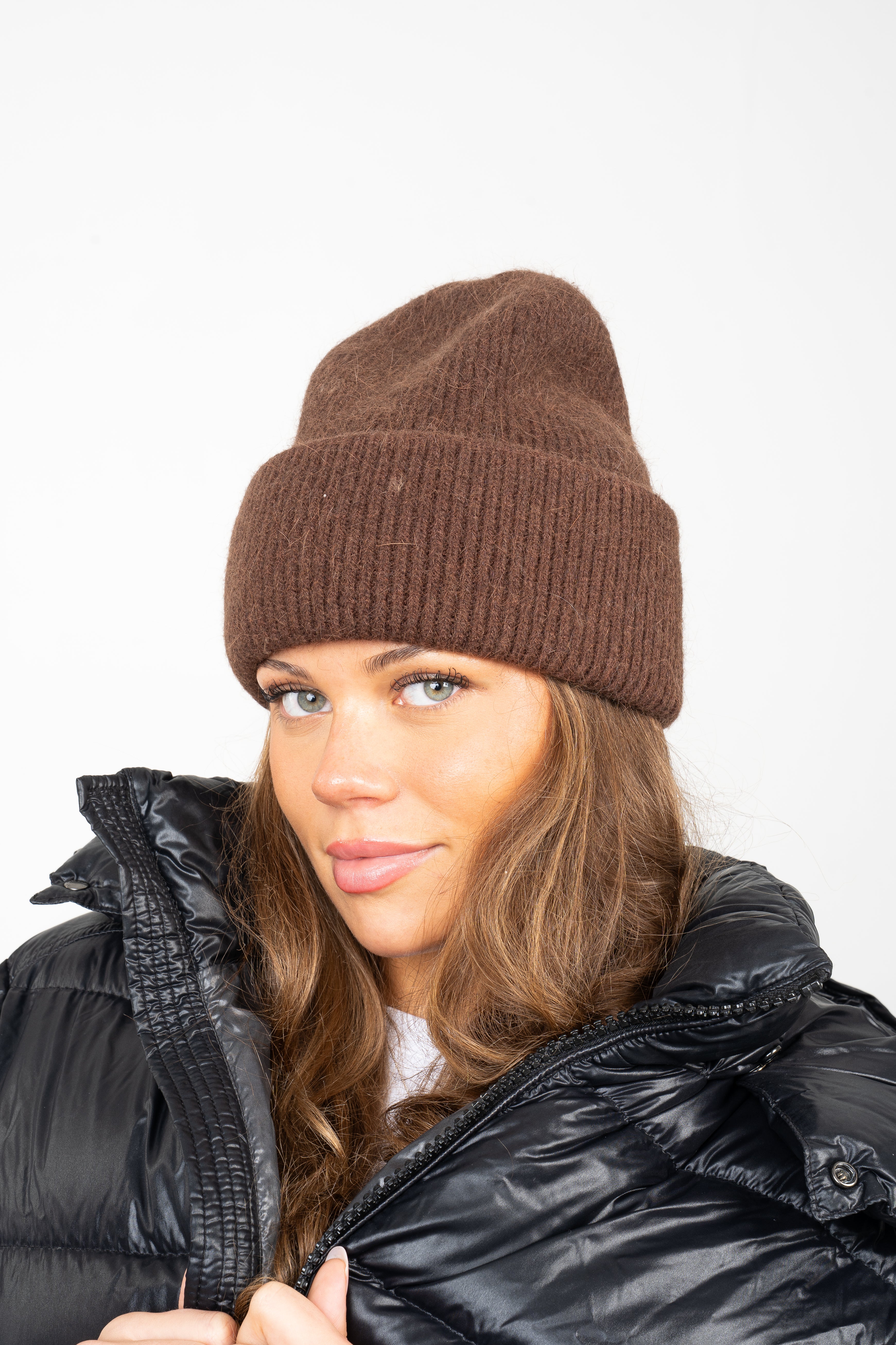 Chocolate rib beanie